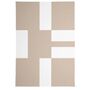 MAANA STUDIOS EF-DC004 Teppich von MAANA STUDIOS L: 140 cm / B: 100 cm, Camel Beige / Wollweiss