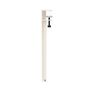 TIPTOE Table Legs Tiptoe Cream White , H: 43 cm