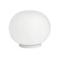 Flos Tischleuchte Glo-Ball Mini von Flos  Hellrosa RAL 3015, Weiss / Weiss, Weiß