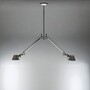 Artemide, Artemide Tolomeo Sospensione 2 Bracci Alluminio Pendelleuchte