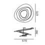 Artemide Pirce Mini Soffitto Deckenleuchte