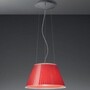 Artemide Choose Sospensione Pendelleuchte - roter Schirm