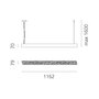 Artemide Calipso Linear System 120 Suspension