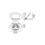 Artemide Pirce Micro Led Wall Wandleuchte