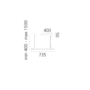Artemide Discovery Space Rectangular TW Pendelleuchte