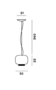 Foscarini Chouchin Reverse 3 Pendel - LED