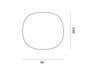 Foscarini, Foscarini Gregg Soffitto / Deckenleuchte