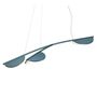 Flos Pendelleuchte Almendra Organic S3 von Flos  Bay Blue Metallized, Kurz