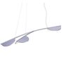 Flos Pendelleuchte Almendra Organic S3 von Flos  Lilac Metallized, Kurz