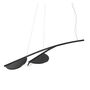 Flos Pendelleuchte Almendra Organic S2 von Flos  Anthracite, Kurz