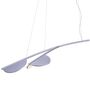 Flos Pendelleuchte Almendra Organic S2 von Flos  Lilac Metallized, Lang