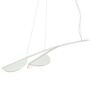 Flos Pendelleuchte Almendra Organic S2 von Flos  Off-White, Lang