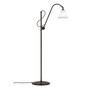 Gubi Bestlite BL3 Floor Lamp Black Brass Bone China, Ø: 16 cm