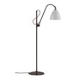 Gubi Bestlite BL3 Floor Lamp Black Brass Classic White Semi Matt, Ø: 21 cm