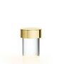 Flos Tischleuchte Last Order von Flos  Hellrosa RAL 3015, Polished Brass, Last Order Clear 
