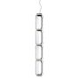 Flos Pendelleuchte Noctambule Suspension 4 High Cylinder von Flos Schwarz