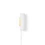Ferm Living Vuelta Wall Lamp - Wandleuchte_40 cm_White/Brass