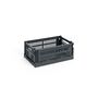 HAY Accessoires HAY Colour Crate S Charcoal, B: 17 cm / L: 26.5 cm / H: 10.5 cm 