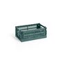 HAY Accessoires HAY Colour Crate S Dark green, B: 17 cm / L: 26.5 cm / H: 10.5 cm 