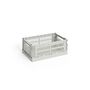 HAY Accessoires HAY Colour Crate S Grey, B: 17 cm / L: 26.5 cm / H: 10.5 cm 