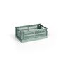 HAY Accessoires HAY Colour Crate S Sage green, B: 17 cm / L: 26.5 cm / H: 10.5 cm 