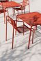 Objekte Unserer Tage Ivy Outdoor Set -  (Tisch Small, 2 x Dining Chair) - Sienna Rot