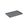 HAY Accessoires Colour Crate Lid Plastic Small von HAY  Charcoal