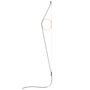 Flos Wandleuchte Wirering Grey von Flos  Hellrosa RAL 3015, Gold
