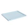 HAY Accessoires Colour Crate Lid Plastic Medium von Hay Soft Blue