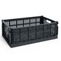 HAY Accessoires HAY Colour Crate L Charcoal , B: 34.5 cm / L: 53 cm / H: 18.5 cm 