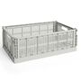 HAY Accessoires HAY Colour Crate L Grey, B: 34.5 cm / L: 53 cm / H: 18.5 cm 