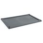 HAY Accessoires Colour Crate Lid Plastic Large von Hay Charcoal 