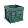 HAY Accessoires Colour Crate Cube von Hay Dark green