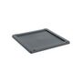 HAY Accessoires Colour Crate Lid Plastic Cube von Hay Charcoal 