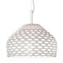 Flos Pendelleuchte Tatou S2 von Flos  Hellrosa RAL 3015, Nussbaum / basic dark, Ohne Leuchtmittel, weiß