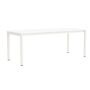 HAY Living Bündiger Esstisch Annex von Hay L: 200 cm, Laminate White, Cream white
