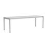 HAY Living Bündiger Esstisch Annex von Hay L: 240 cm, Linoleum Cloud Grey, Natural