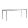 HAY Living Bündiger Esstisch Annex von Hay L: 200 cm, Linoleum Cloud Grey, Natural
