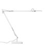 Flos Tischleuchte Kelvin LED mit Wandbefestigung von Flos  Aluminium, Kunststoff, Hellrosa RAL 3015, weiß, glänzend