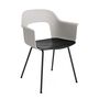 HAY Living Armlehnstuhl mit Stahlgestell Layout 212 von Hay Sky Grey, Black