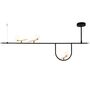 Artemide Artemide Yanzi Sc1 Suspension Brushed brass / Weiss / Schwarz