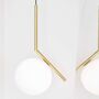 Flos Pendelleuchte IC S2 von Flos  messing/gebürstet/Ø30cm-2