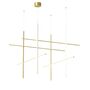 Flos Pendelleuchte Coordinates Module Suspension von Flos  Eloxiertes Champagne , Module Suspension CLIII