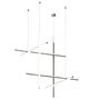 Flos Pendelleuchte Coordinates Suspension 3 von Flos  Argent, Suspension 3 CLIII