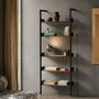 &Tradition Rombe Full Bay Shelves IF1 von &Tradition Anthrazit Walnuss lackiert-1