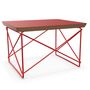 Vitra Occasional Table LTR Monochrom von Vitra Linoleum Dark Brick / Eames Classic Red