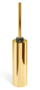 Decor Walther WC Bürstengarnitur Century SBG - Gold + Dekorring Marmor Grün