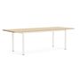 HAY Living Überhang Esstisch Annex von Hay L: 240 cm, Eiche Wasser lackiert, Cream white