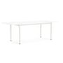 HAY Living Überhang Esstisch Annex von Hay L: 220 cm, Laminate White, Cream white