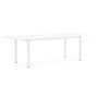 HAY Living Überhang Esstisch Annex von Hay L: 240 cm, Laminate White, Cream white